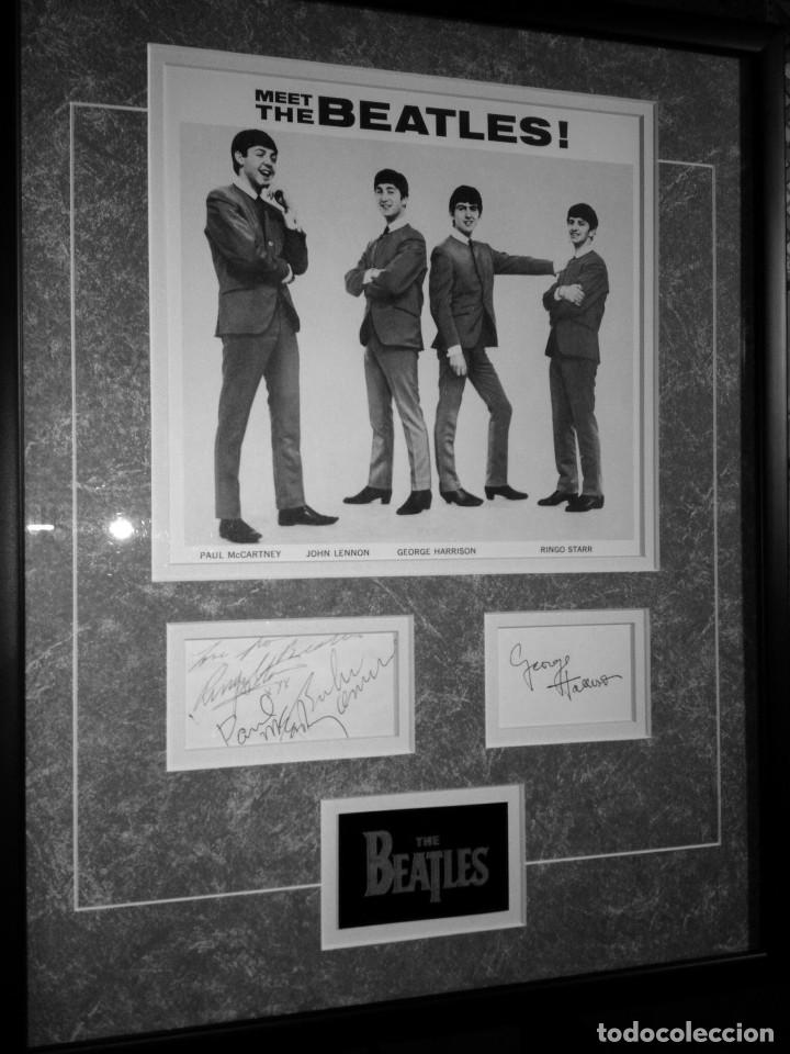 Autógrafos The Beatles en subasta